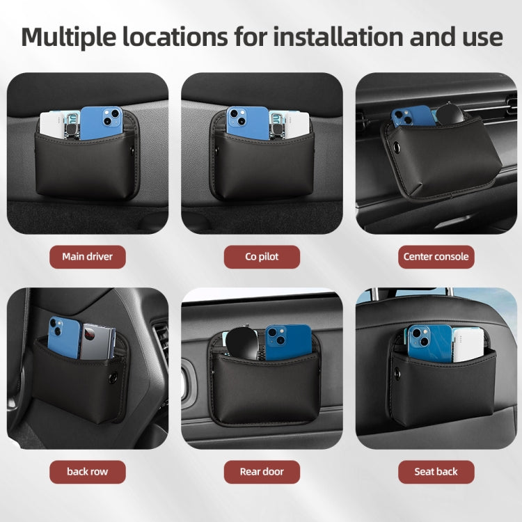 Adhesive Multifunctional Storage Bag for Car Center Console(Green) - Stowing Tidying by PMC TechLife | Online Shopping South Africa | PMC TechLife | Buy Now Pay Later Mobicred