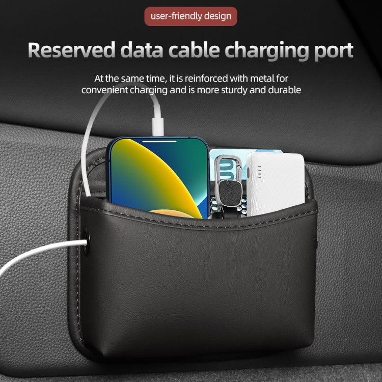 Adhesive Multifunctional Storage Bag for Car Center Console(Red) - Stowing Tidying by PMC TechLife | Online Shopping South Africa | PMC TechLife | Buy Now Pay Later Mobicred