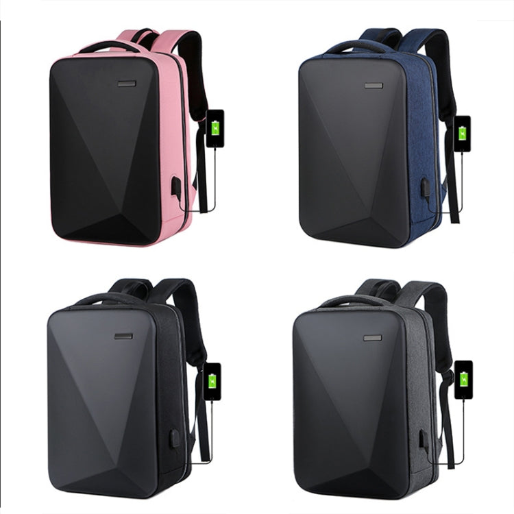 16 inch Large Capacity Password Lock Anti-Theft Laptop Backpack With USB Port(Dark Gray) - Backpack by PMC Jewellery | Online Shopping South Africa | PMC Jewellery | Buy Now Pay Later Mobicred