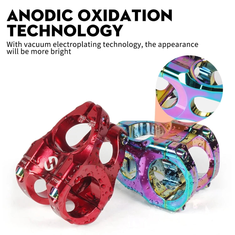 TOSEEK 35mm Aluminum Alloy Stem Bicycle Modification Accessories, Color: Red - Bicycle Grips by TOSEEK | Online Shopping South Africa | PMC TechLife | Buy Now Pay Later Mobicred