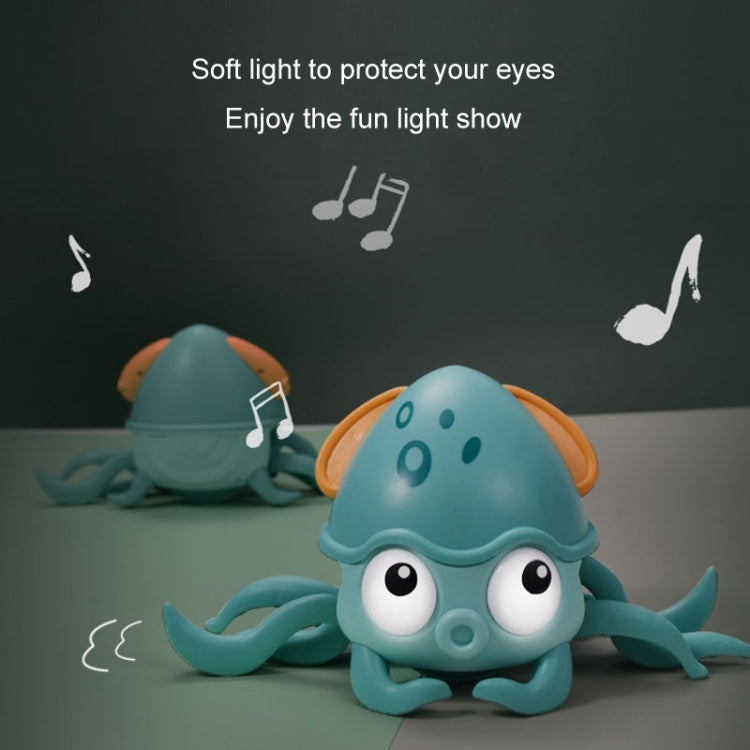 Children Electrical Sensor Octopus Toy Automatic Obstacle Avoidance Sound Light Crawling Quirky Toy(Pink) - Electronic Pets by PMC Jewellery | Online Shopping South Africa | PMC Jewellery | Buy Now Pay Later Mobicred