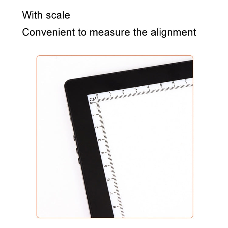 A3-D28B LED Smart Charging Copy Desk Line Drawing Hand Drawing Transparency Copy Platform With 1m Type-C Line+Removable Clip -  by PMC TechLife | Online Shopping South Africa | PMC TechLife | Buy Now Pay Later Mobicred