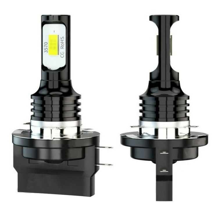 2pcs H11B 3570 2LED 80W Car Headlight Bulbs High Bright Fog Lights(Yellow) - Fog / Driving Lights by PMC Jewellery | Online Shopping South Africa | PMC Jewellery | Buy Now Pay Later Mobicred