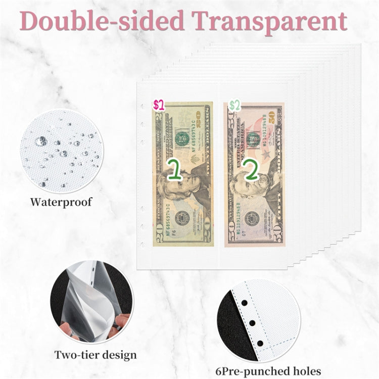 25sheets /Set A5 6 Holes Save Money Challenge Envelopes Replacement Inner Page, Spec: Set 4 - Notebooks by PMc TechLife | Online Shopping South Africa | PMc TechLife | Buy Now Pay Later Mobicred
