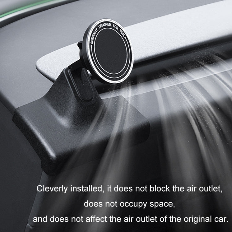 For 2024 Tesla Model 3 Left-hand Drive Air Outlet Magnetic Car Phone Holder(Dashboard Base) - free shipping - PMC TechLife - Order now!