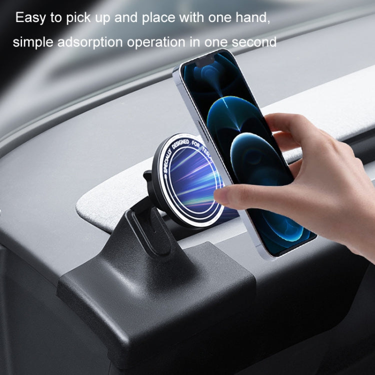 For 2024 Tesla Model 3 Left-hand Drive Air Outlet Magnetic Car Phone Holder(Dashboard Base) - free shipping - PMC TechLife - Order now!