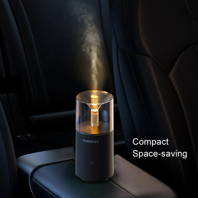 Candle Flame Aromatherapy Diffuser Automatic Scent Sprayer Mini Ambiance Candle Light Humidifier(129 White) - free shipping - PMC TechLife - Order now!