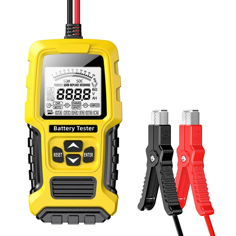 FOXSUR 12V/24V Automotive Lead-acid Battery Internal Resistance Rapid Analyzer(Yellow) - Electronic Test by FOXSUR | Online Shopping South Africa | PMC TechLife | Buy Now Pay Later Mobicred