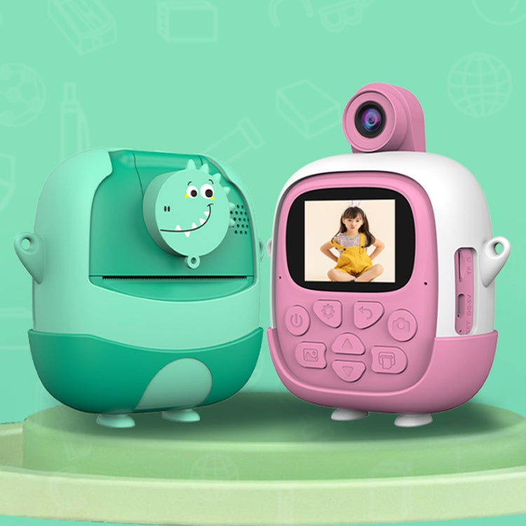A19B 2.0-Inch 720P HD Reversible Camera Cartoon Children Mini Digital Printing Camera(Pink) - Children Cameras by PMC TechLife | Online Shopping South Africa | PMC TechLife | Buy Now Pay Later Mobicred
