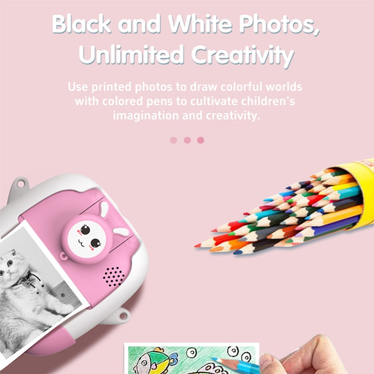 A19B 2.0-Inch 720P HD Reversible Camera Cartoon Children Mini Digital Printing Camera(Green) - Children Cameras by PMC TechLife | Online Shopping South Africa | PMC TechLife | Buy Now Pay Later Mobicred