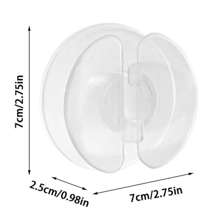 Multi-functional Data Cable Organizer Hole-free Plug Fixer Small Objects Hanger(Transparent) - Cable Organizer by PMC Jewellery | Online Shopping South Africa | PMC Jewellery | Buy Now Pay Later Mobicred