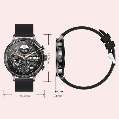 V60 1.39 Inch Health Monitoring Multifunctional Waterproof Bluetooth Call Smart Watch, Color: Black - Smart Watches by PMC Jewellery | Online Shopping South Africa | PMC Jewellery | Buy Now Pay Later Mobicred