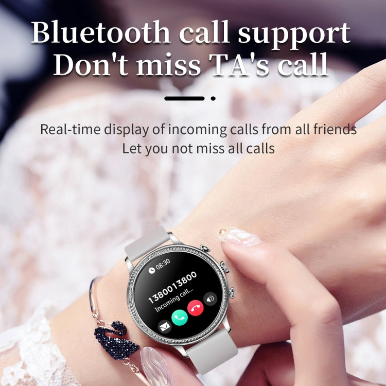 V60 1.39 Inch Health Monitoring Multifunctional Waterproof Bluetooth Call Smart Watch, Color: Silver Steel - Smart Watches by PMC Jewellery | Online Shopping South Africa | PMC Jewellery | Buy Now Pay Later Mobicred