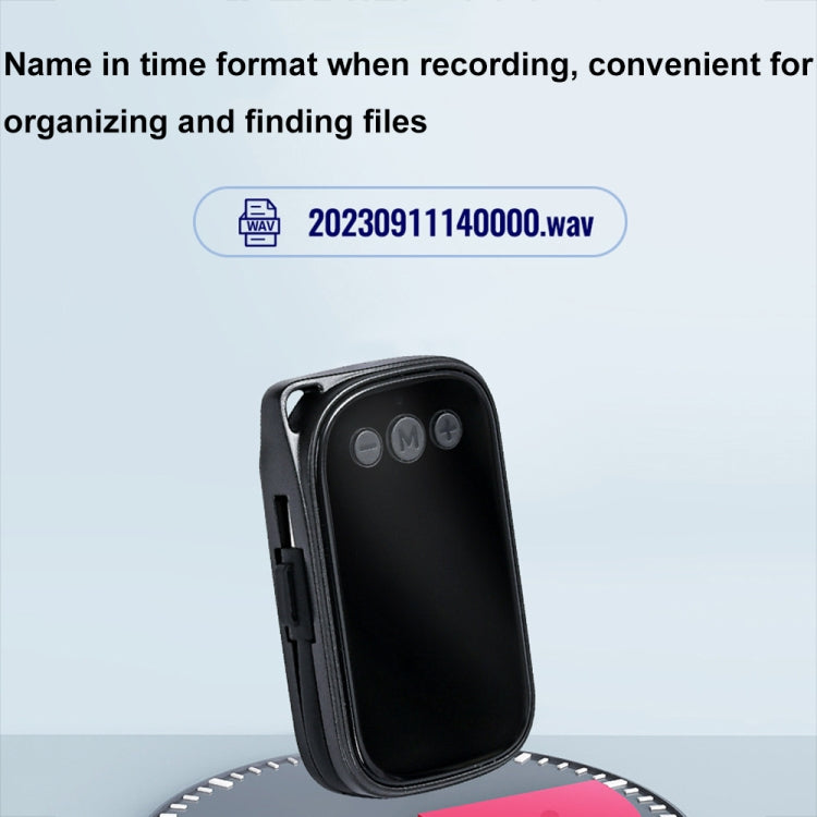 C20 HD Intelligent Noise Reduction Mini Recorder With OTG, Size: 16GB(Black) - Recording Pen by PMC TechLife | Online Shopping South Africa | PMC TechLife | Buy Now Pay Later Mobicred