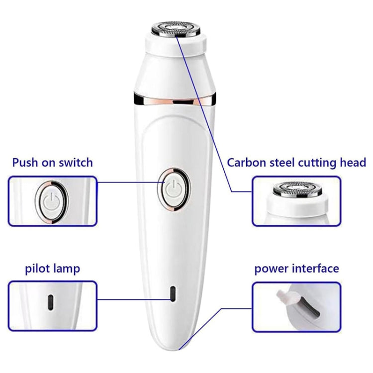 7 In 1 Multifunction Women Shaver USB Charging Epilator Eyebrow Trimmer(Pink) - free shipping - PMC TechLife - Order now!