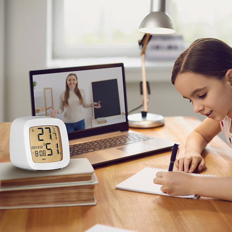 Multifunctional Temperature and Humidity LCD Clock Home Bedside Alarm Clock(2306 Black) - Alarm Clocks by PMc TechLife | Online Shopping South Africa | PMc TechLife | Buy Now Pay Later Mobicred