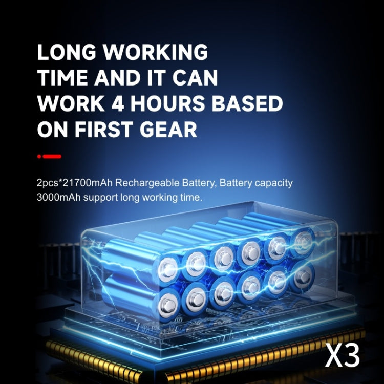 130000R PM52+M/S Brushless Motor Industrial Dust Blowing Turbo Fan(Black) - Car washing supplies by PMC TechLife | Online Shopping South Africa | PMC TechLife | Buy Now Pay Later Mobicred