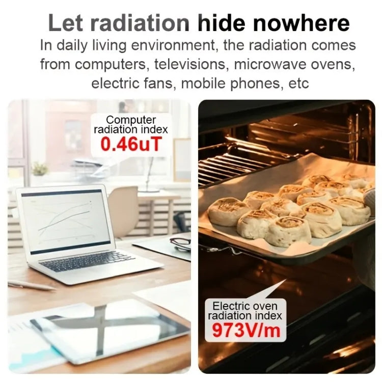 MESTEK  EMF01 Electromagnetic Radiation Detector Highly Sensitive 3-Axis Sensing Probe - free shipping - PMC TechLife - Order now!