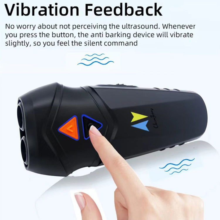 Chanfong Ultrasonic Handheld Dog Repeller Portable Dual Probe High Power Stop Barker(Black) - free shipping - PMC TechLife - Order now!