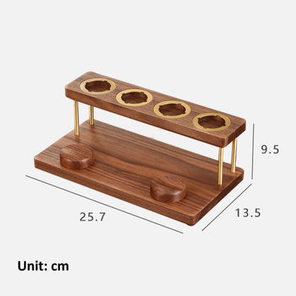 For Dyson Airwrap Walnut Storage Rack Countertop Bracket Organizer - For Dyson Accessories by PMC Jewellery | Online Shopping South Africa | PMC Jewellery | Buy Now Pay Later Mobicred