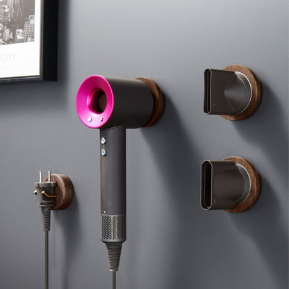 For Dyson Nozzle  Walnut Wall-mounted Storage Rack Wooden Shelf - For Dyson Accessories by PMC Jewellery | Online Shopping South Africa | PMC Jewellery | Buy Now Pay Later Mobicred