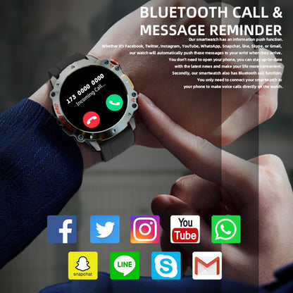 LOKMAT ZEUS3 Pro 1.39-Inch 5ATM Waterproof Outdoor Sports Bluetooth Call Smart Watch(Orange) - Smart Watches by LOKMAT | Online Shopping South Africa | PMC Jewellery | Buy Now Pay Later Mobicred