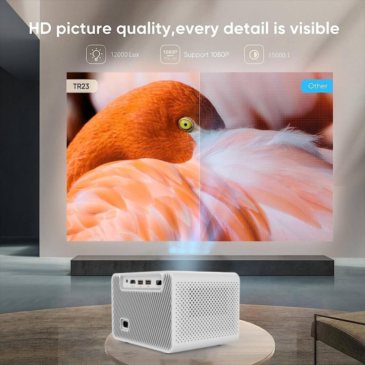 M10 Plus 1280x720P Projector 2.4G / 5G WIFI Bluetooth 5.2 Android 11 System Home Cinema US Plug - Mini Projector by PMC TechLife | Online Shopping South Africa | PMC TechLife | Buy Now Pay Later Mobicred