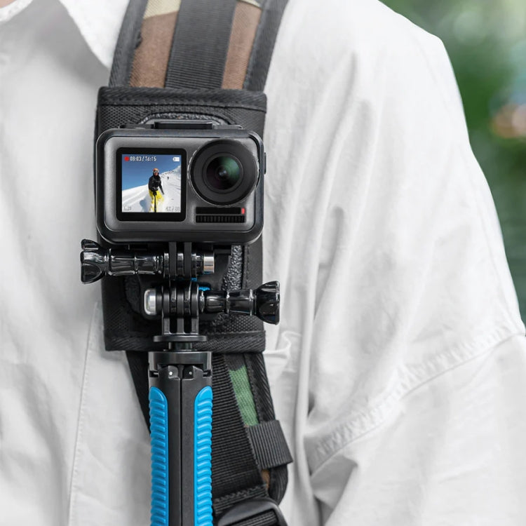 TELESIN GP-MTB-T02-BK Sports Camera Double Head J-Buckle Backpack Quick Release Conversion Accessory -  by TELESIN | Online Shopping South Africa | PMC TechLife | Buy Now Pay Later Mobicred