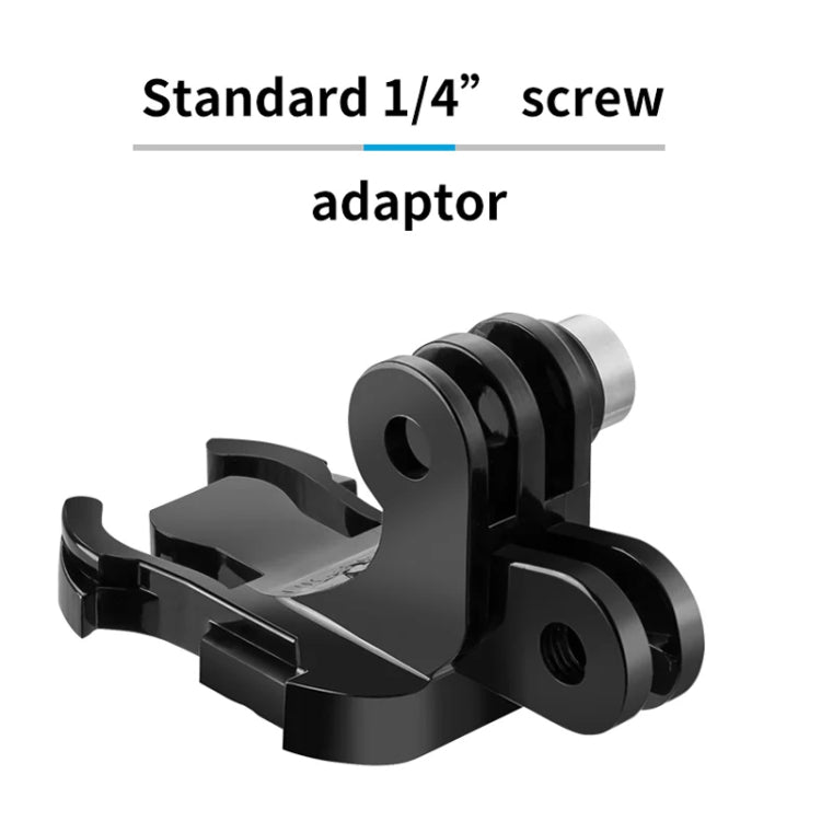 TELESIN GP-MTB-T02-BK Sports Camera Double Head J-Buckle Backpack Quick Release Conversion Accessory -  by TELESIN | Online Shopping South Africa | PMC TechLife | Buy Now Pay Later Mobicred