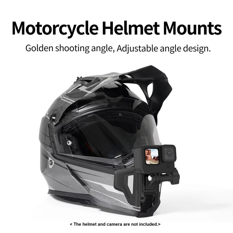 TELESIN GP-HBM-MT2-YH Universal Helmet Mount Holder For Sports Camera - free shipping - PMC TechLife - Order now!
