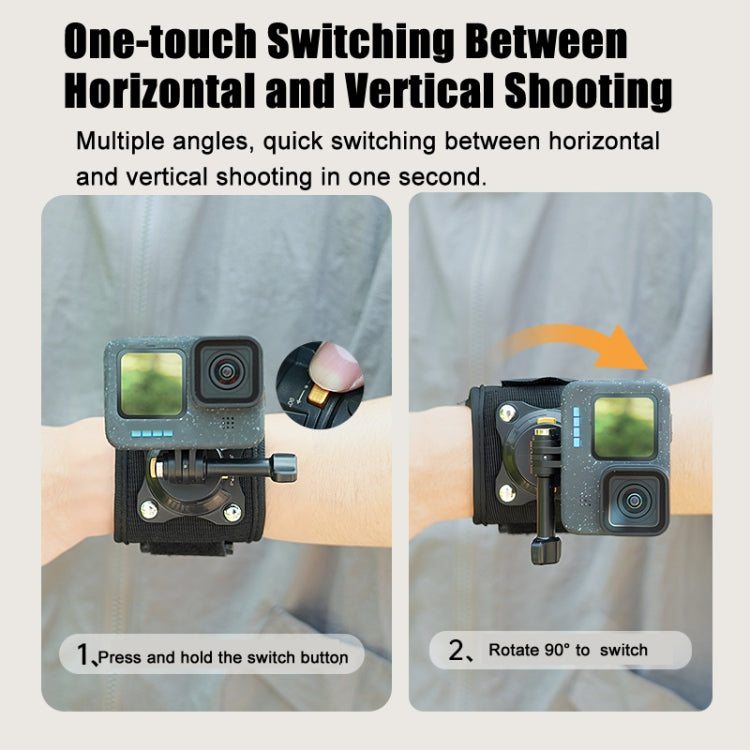 Universal Magnetic Quick-release Wrist Strap Mount for Sports Cameras, Spec: Standard Model - Wrist Strap by PMC TechLife | Online Shopping South Africa | PMC TechLife | Buy Now Pay Later Mobicred