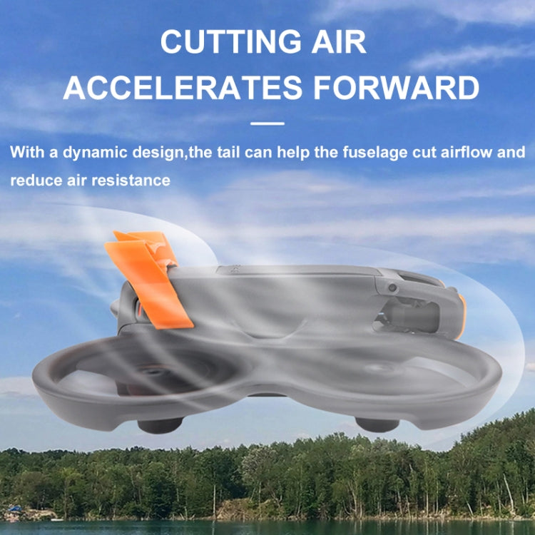 For DJI Avata 2 CQT Adhesive Airflow Cutting Flight Tail for Drones(Black) - free shipping - PMC TechLife - Order now!