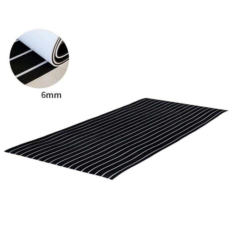 240x60x0.6cm Black White Yacht Imitation Teak Anti-Slip Deck EVA Mat - Floor Mats by PMC TechLife | Online Shopping South Africa | PMC TechLife | Buy Now Pay Later Mobicred