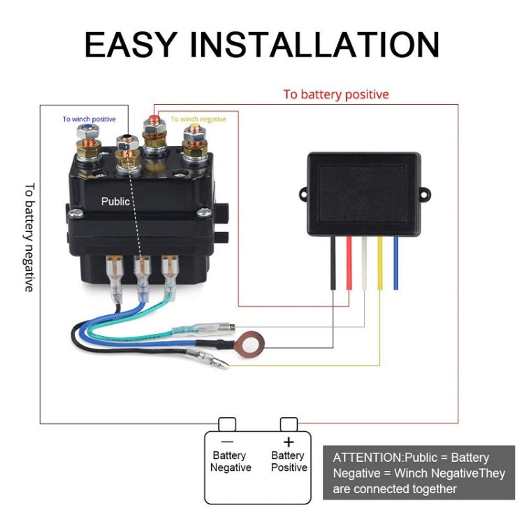 Wireless Remote Control SUV Truck Electric Winch, Model: 213X2 - Relays by PMC TechLife | Online Shopping South Africa | PMC TechLife | Buy Now Pay Later Mobicred