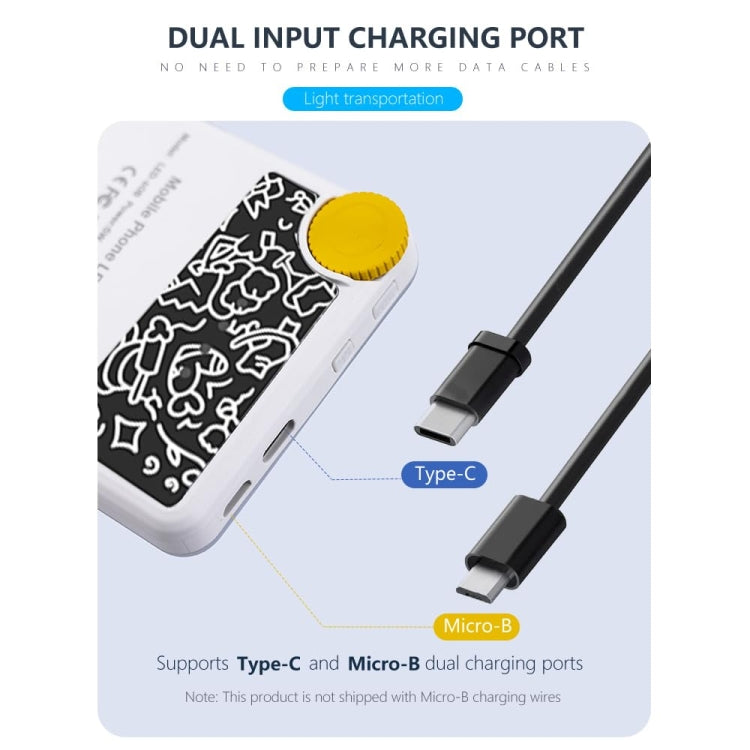 60 LEDs Rechargeable Clip Fill Light With Front & Back Clip Adjusted 3 Light Modes For Phone, Spec: A Type Blue - Selfie Light by PMC TechLife | Online Shopping South Africa | PMC TechLife | Buy Now Pay Later Mobicred