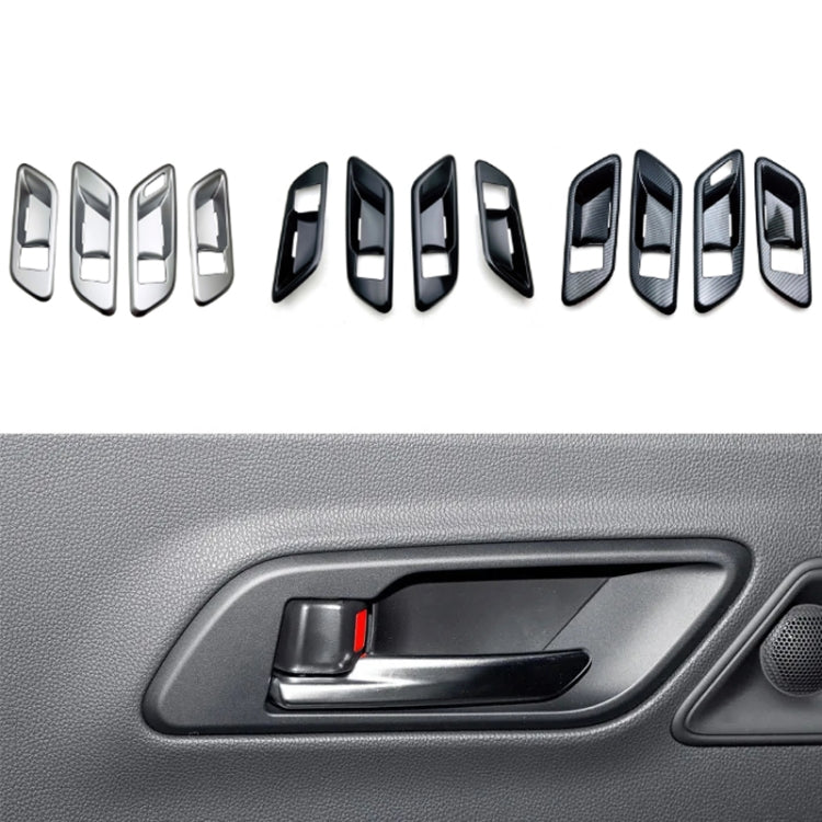 For 2023 Toyota Crown Door Handle Cover Decorative Frame, Style: Left-hand Drive(Black) - Decorative Strip by PMC TechLife | Online Shopping South Africa | PMC TechLife | Buy Now Pay Later Mobicred