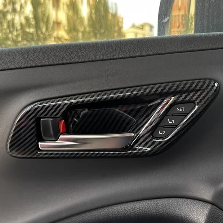 For 2023 Toyota Crown Door Handle Cover Decorative Frame, Style: Left-hand Drive(Black) - Decorative Strip by PMC TechLife | Online Shopping South Africa | PMC TechLife | Buy Now Pay Later Mobicred