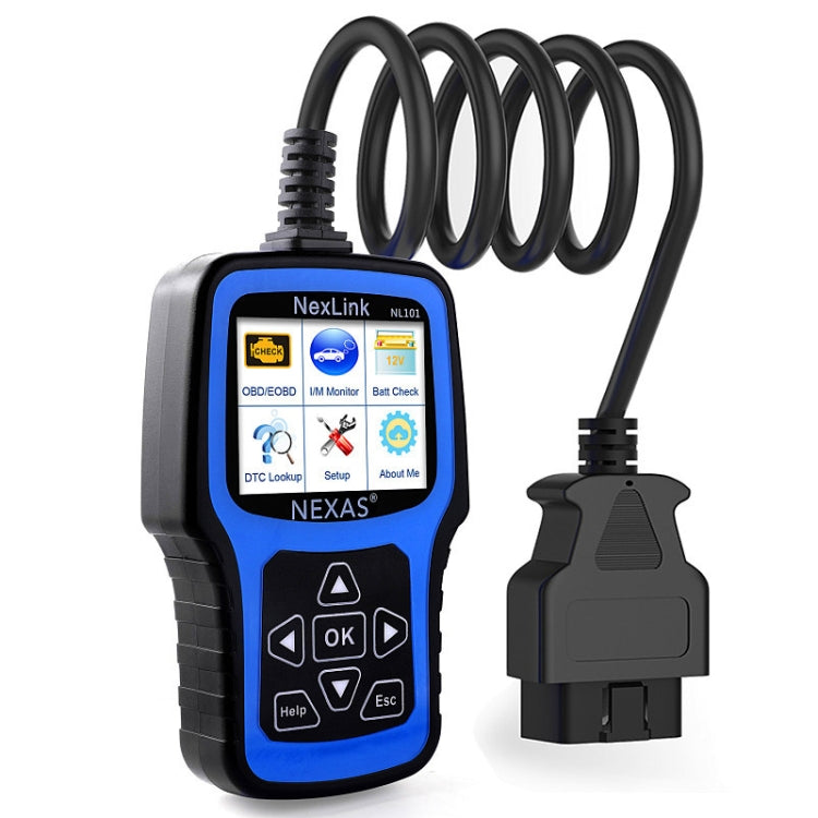 Nexas NL101 Universal OBD2 Scanner Diagnostic Tool & Battery Tester With OBDII - Electronic Test by Nexas | Online Shopping South Africa | PMC Jewellery | Buy Now Pay Later Mobicred