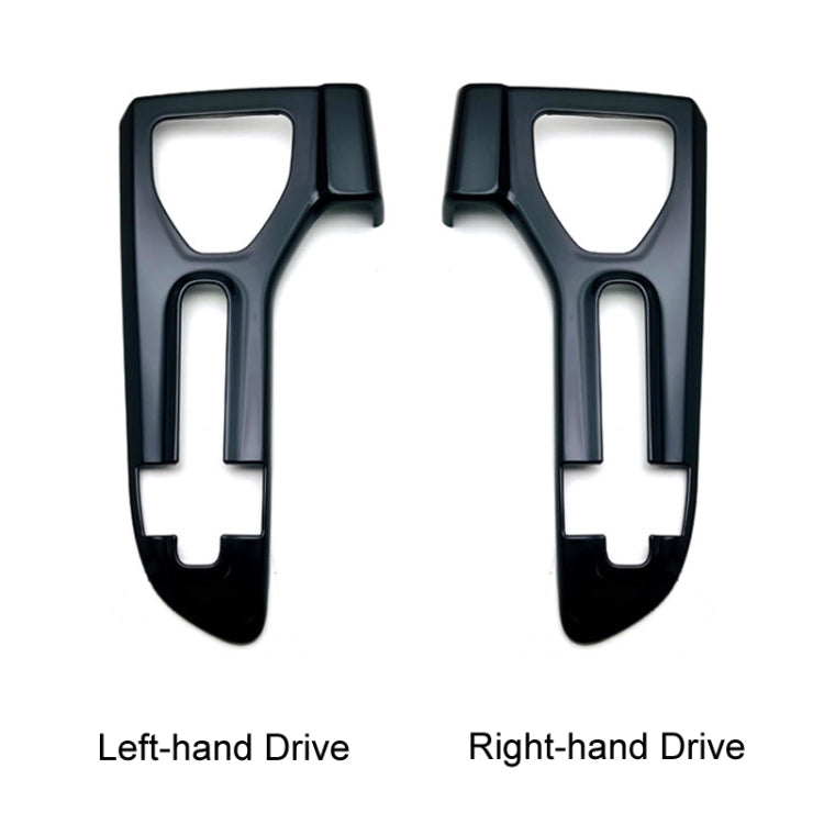 For 2023 Toyota Crown Center Control Gear Decorative Bright Frame, Size: Right-hand Drive(Black) - Car Interior Mouldings by PMC TechLife | Online Shopping South Africa | PMC TechLife | Buy Now Pay Later Mobicred