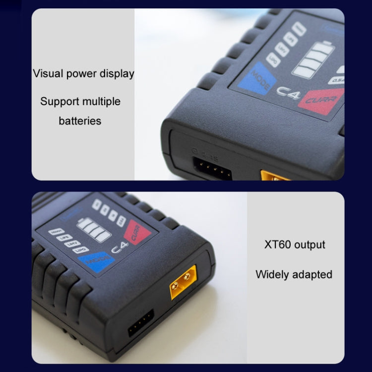 ToolkitRC C4 50W Drones Simple Li-Po Battery Balance Charger(US Plug) - free shipping - PMC Jewellery - Order now!