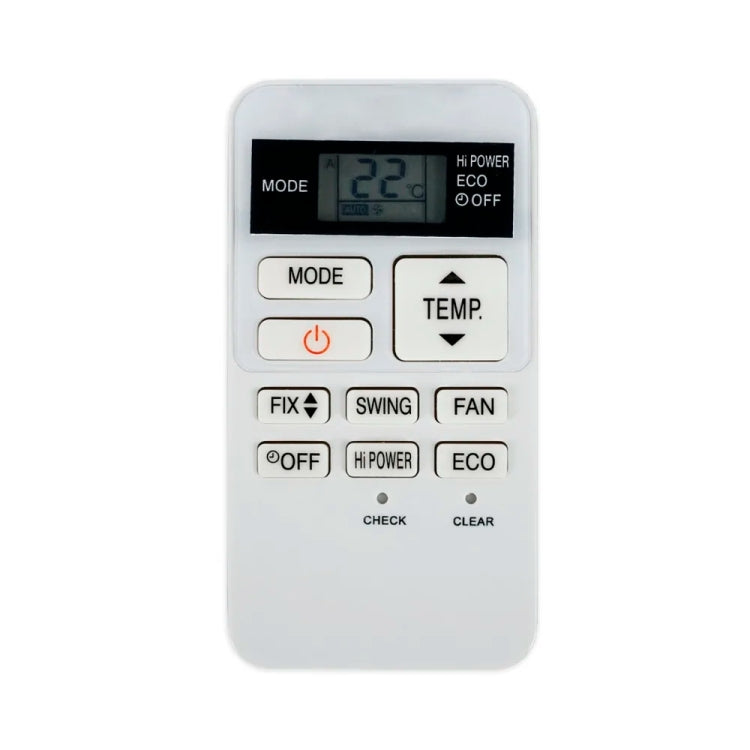 For TOSHIBA Air Conditioner RBC-ASX11E-C Remote Control Replacement Parts - Air-Conditioner by PMc TechLife | Online Shopping South Africa | PMc TechLife | Buy Now Pay Later Mobicred