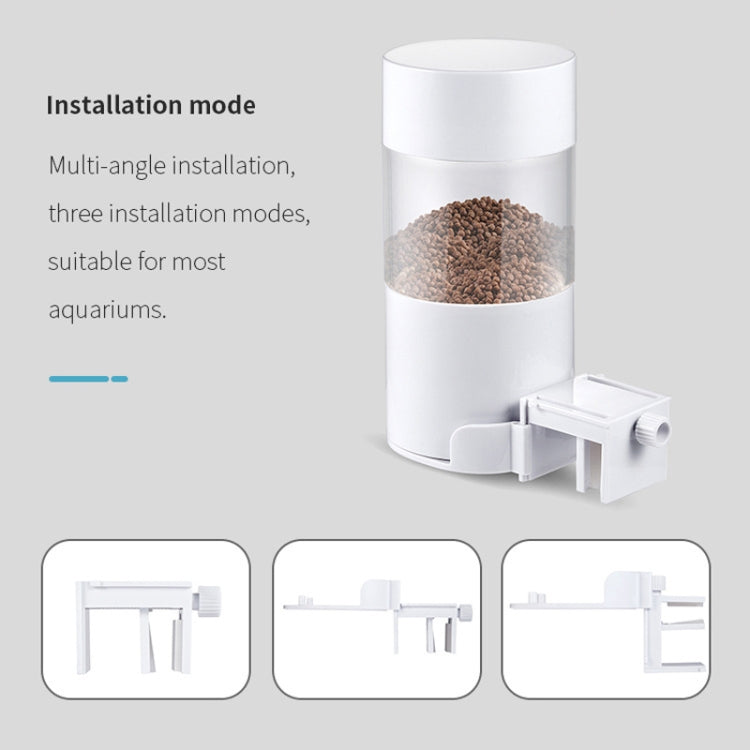 USB Direct Plug / Battery Dual-Use Automatic Fish Feeder Timing Dosing Feeder(White) - Feeders by PMC TechLife | Online Shopping South Africa | PMC TechLife | Buy Now Pay Later Mobicred