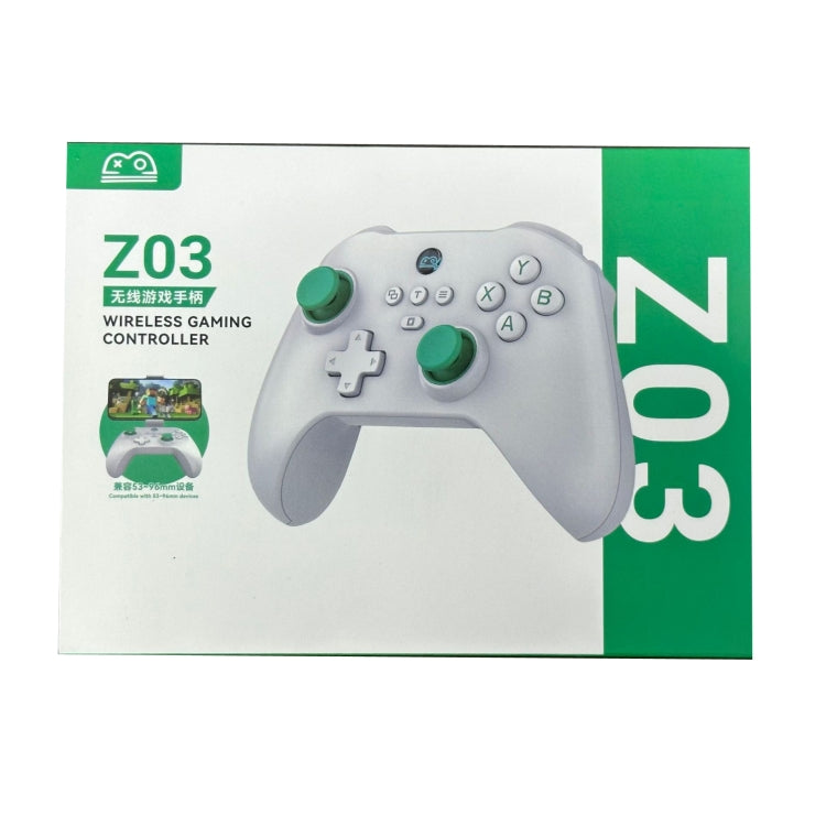 Z03 Wireless Bluetooth Game Controller For Switch / IOS / Android / PC / PS3 / PS4, Spec: White - Gamepads by PMC Jewellery | Online Shopping South Africa | PMC Jewellery | Buy Now Pay Later Mobicred