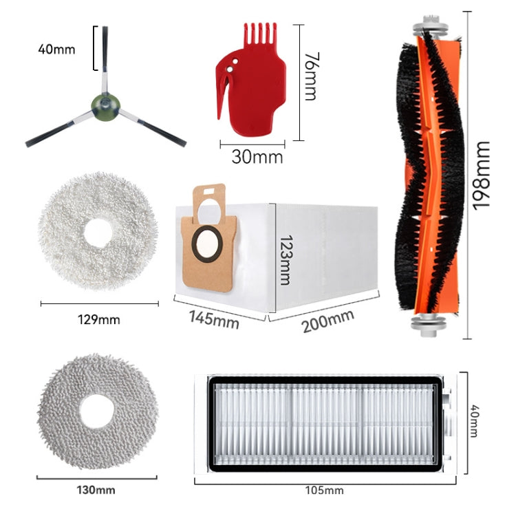 For Dreame L20 Ultra / X20 Pro / X20 Pro Plus Robot Vacuum Accessories 2pcs Filter - free shipping - PMc TechLife - Order now!