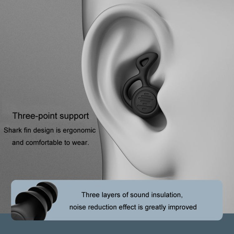 Noise Canceling Sleeping Earplugs Triple Layer Soundproofing Silicone Swimming Earplugs(White) - free shipping - PMC TechLife - Order now!