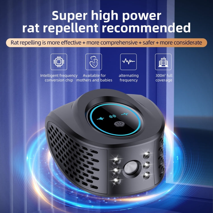 QSQ218 Multifunctional LED Household Indoor High-power Ultrasonic Mouse Repellent US Plug(White) - Repellents by PMc TechLife | Online Shopping South Africa | PMc TechLife | Buy Now Pay Later Mobicred