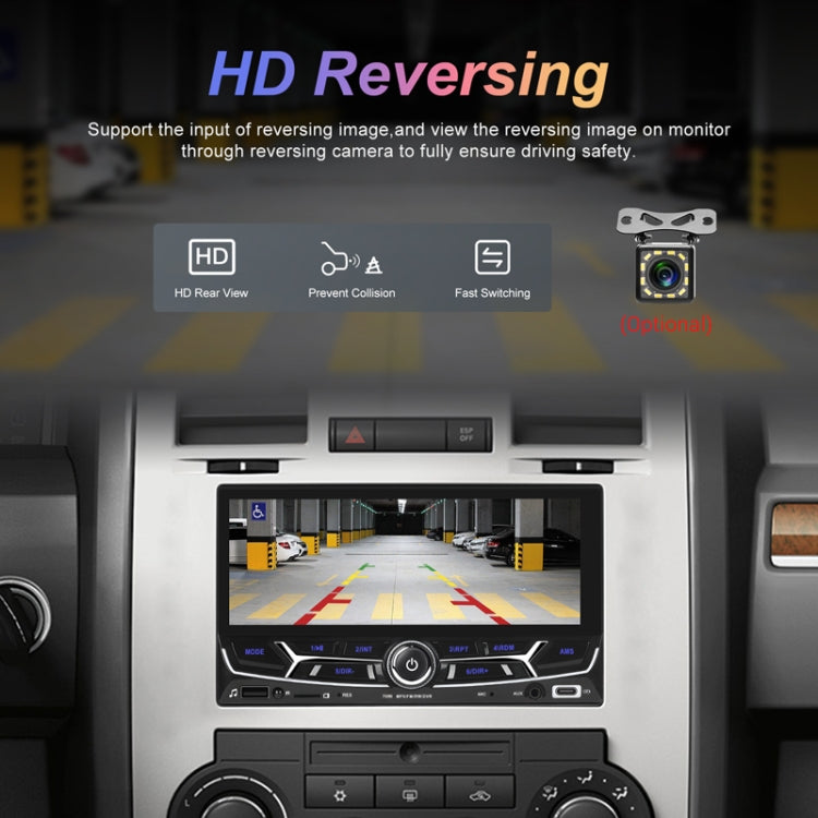 6.86inch Dual Butt Button Knob Player MP5 With Backup Camera Function / Bluetooth / CarPlay(Standard) - Car MP3 & MP4 & MP5 by PMC TechLife | Online Shopping South Africa | PMC TechLife | Buy Now Pay Later Mobicred