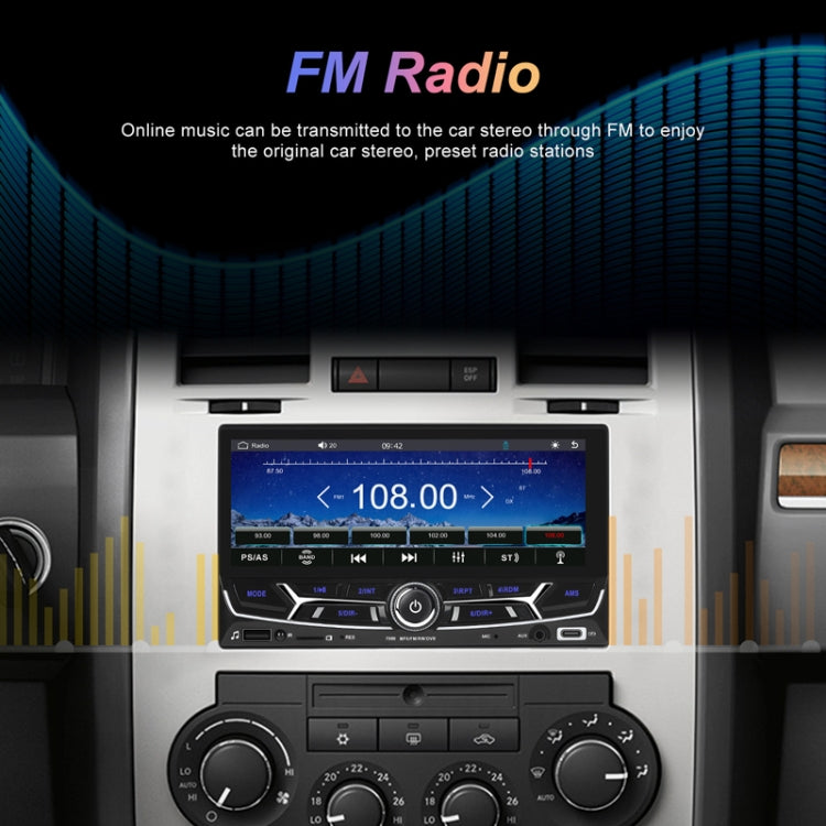 6.86inch Dual Butt Button Knob Player MP5 With Backup Camera Function / Bluetooth / CarPlay(Standard) - Car MP3 & MP4 & MP5 by PMC TechLife | Online Shopping South Africa | PMC TechLife | Buy Now Pay Later Mobicred