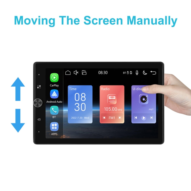 10.4 Inch MP5 Single Butt Vertical Screen Manual Rotation Android Navigation With Wireless Carplay Backup Camera(Standard) - Car MP3 & MP4 & MP5 by PMC TechLife | Online Shopping South Africa | PMC TechLife | Buy Now Pay Later Mobicred