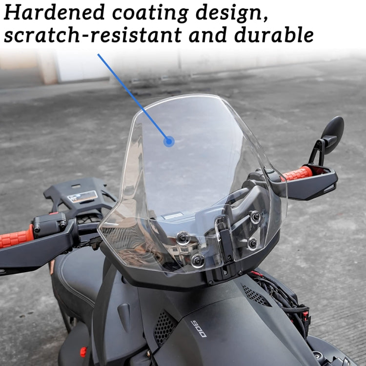 For Can-Am Ryker 600/Ryker 900 Adjustable Front Windshield(Grey) - Replacement Parts by PMC TechLife | Online Shopping South Africa | PMC TechLife | Buy Now Pay Later Mobicred
